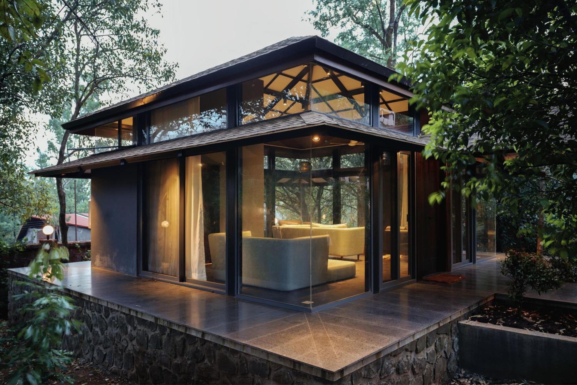 Saffronstays The Glasshouse, Panchgani - Beautiful Glass Villa For Couples ภายนอก รูปภาพ